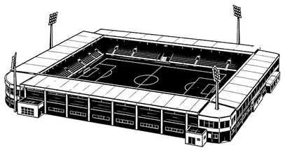 Silhouette der Voith-Arena